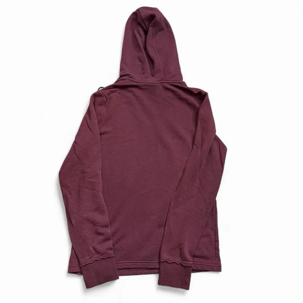 Oakley Spell Out Pullover V-Neck Hoodie Women's Size Small Casual Surf Skate